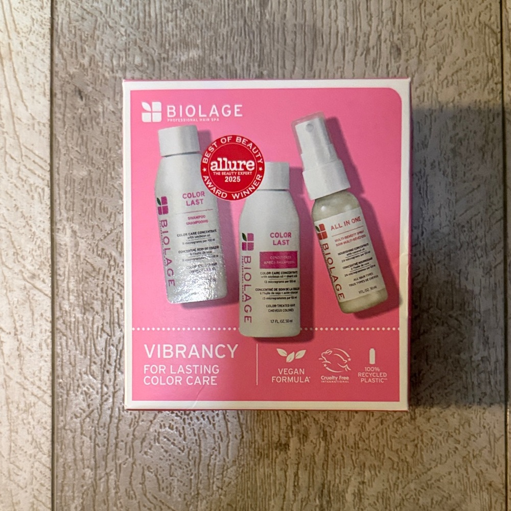 Biolage Vibrancy Color Care Shampoo Set — Pink